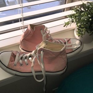High Top Converse pink!!!!
